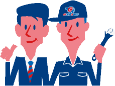 スタッフのイラスト