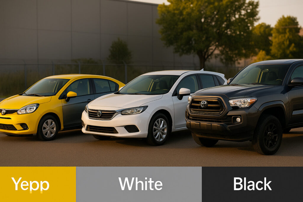 車種の印象に合った定番カラー