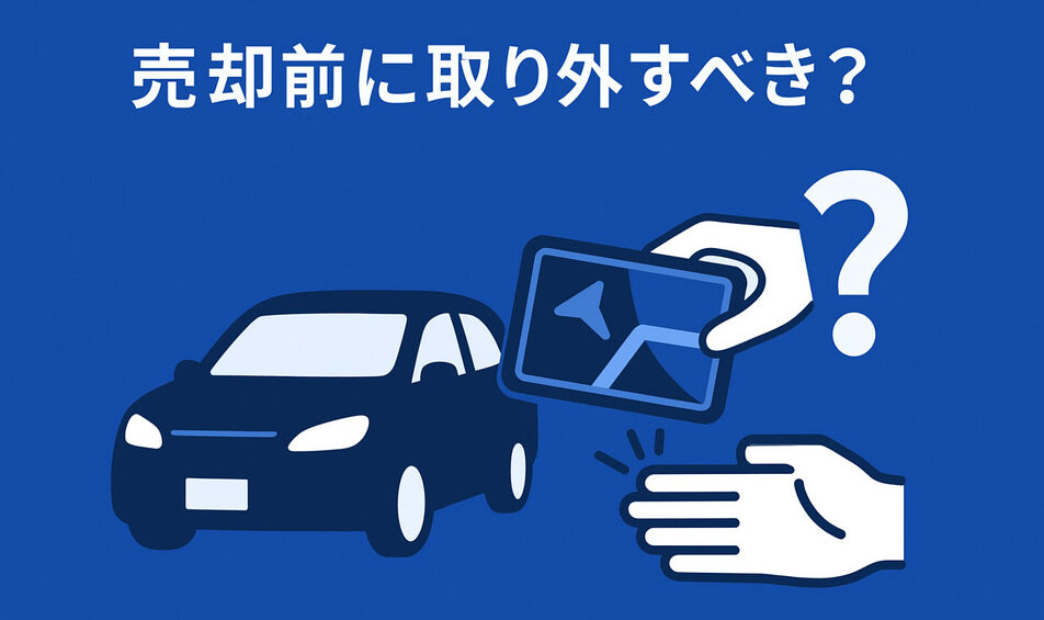 カーナビ_取り外す