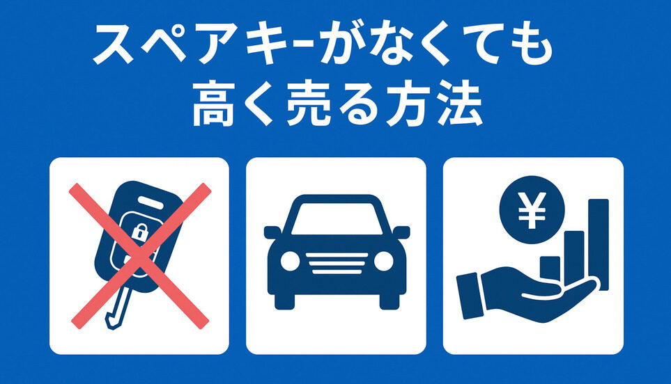 スペアキーなし_高く売る