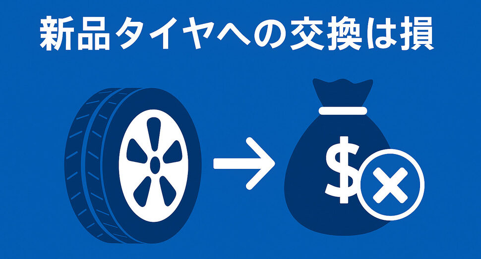 新品タイヤへの交換