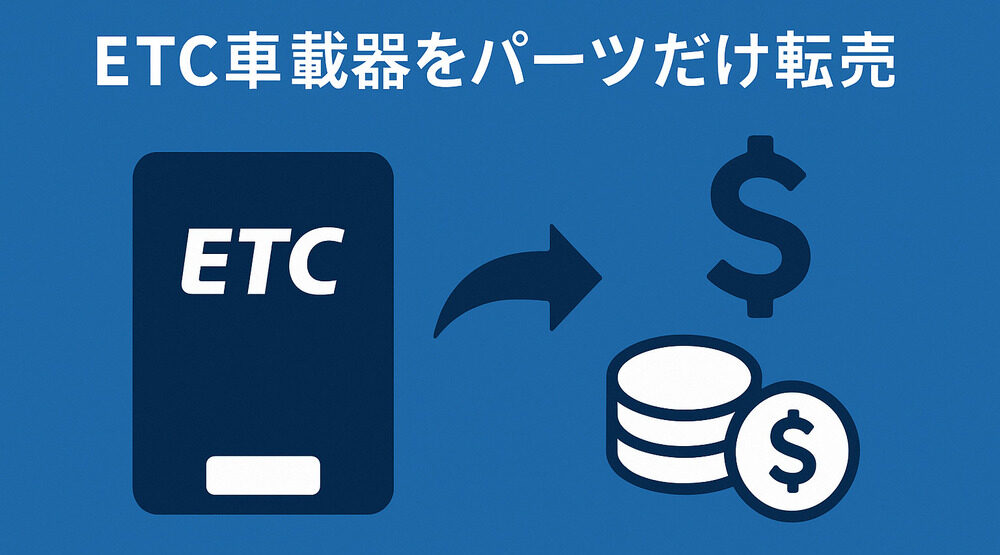 ETC車載器_パーツ転売