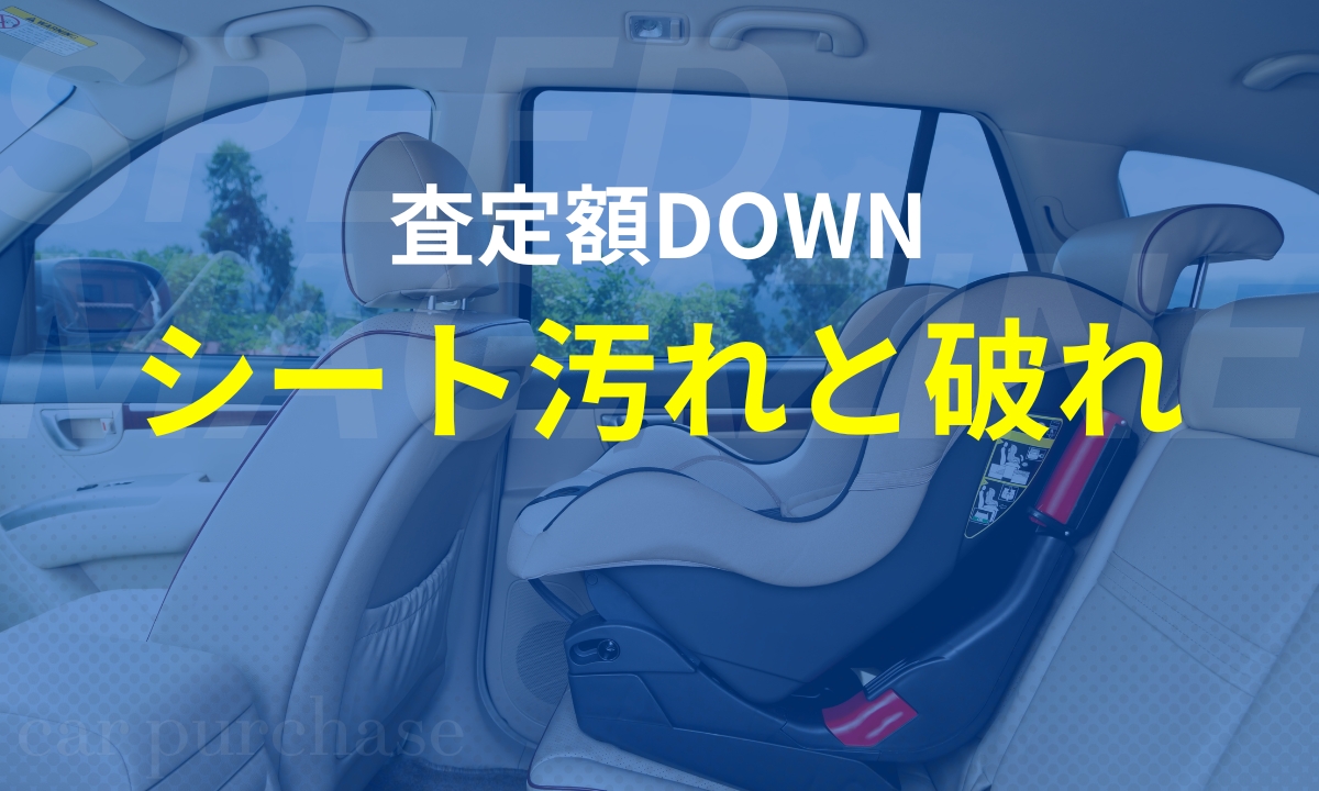 シート汚れと破れ