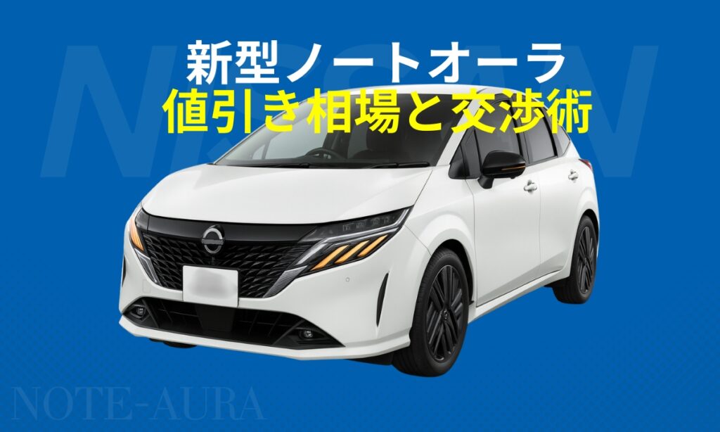 新型ノートオーラの値引き相場と交渉術